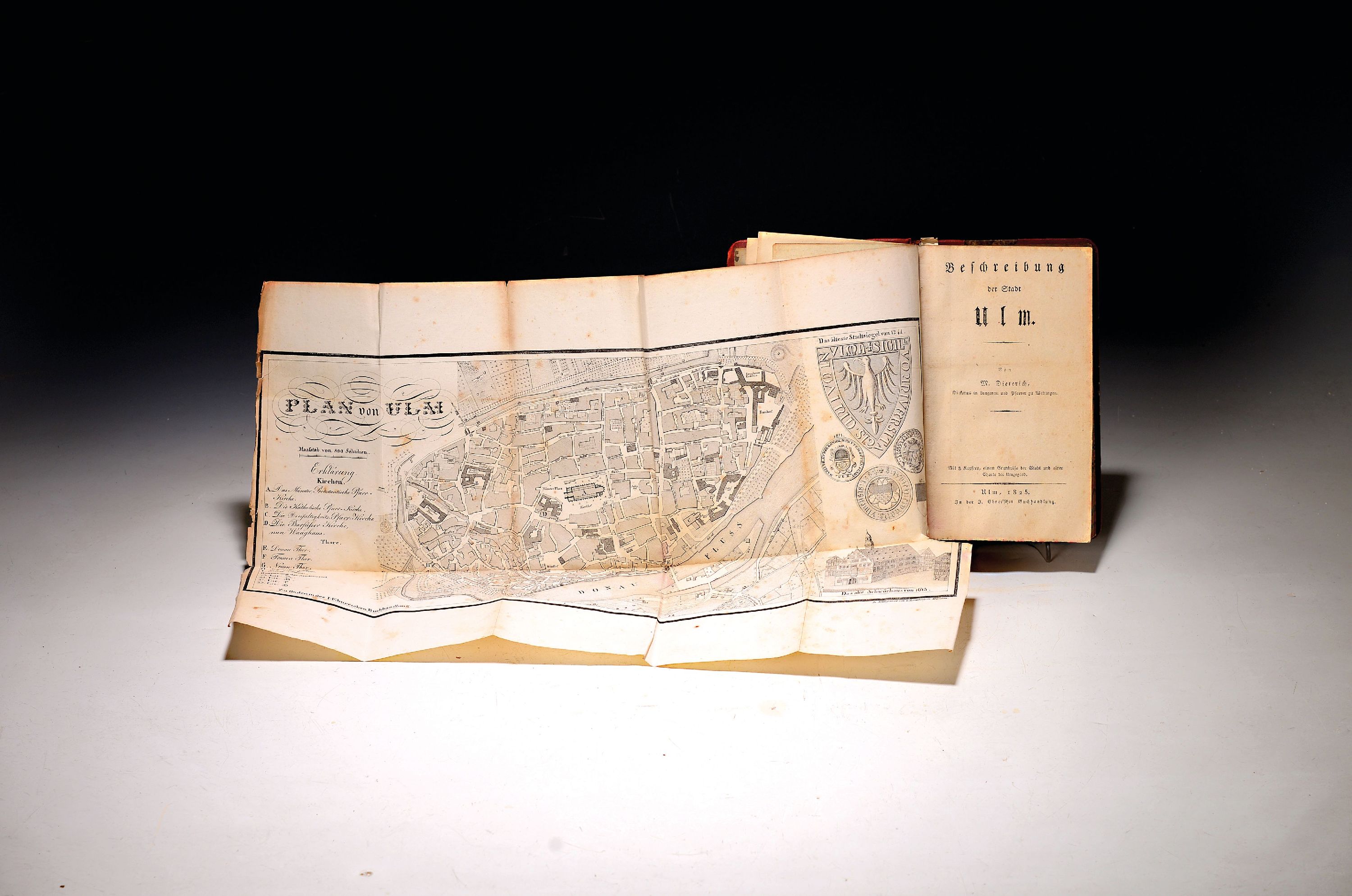 Image 27152089 - Michael Dieterich (1767-1853): Beschreibung der Stadt Ulm, Ulm, Ebnersche Buchhandlung ...