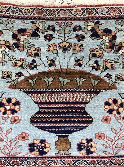 27152083b - 2 Lots Malayer & Sarogh, Persien, Mitte 20.Jhd, Wolle auf Baumwolle, ca. 70 x 54 cm & ...