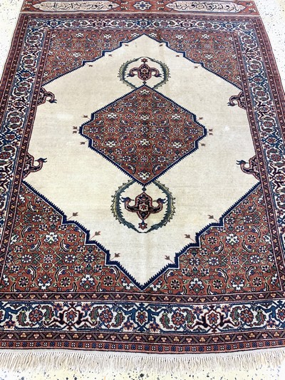 27152084d - Lahor, Pakistan, Ende 20.Jhd, Wolle auf Baumwolle, ca. 188 x 140 cm , ...