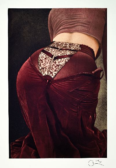Image Willi Kissmer, geb. 1951, Radierung, Akt mit Dessous , Stempelsignatur und ...