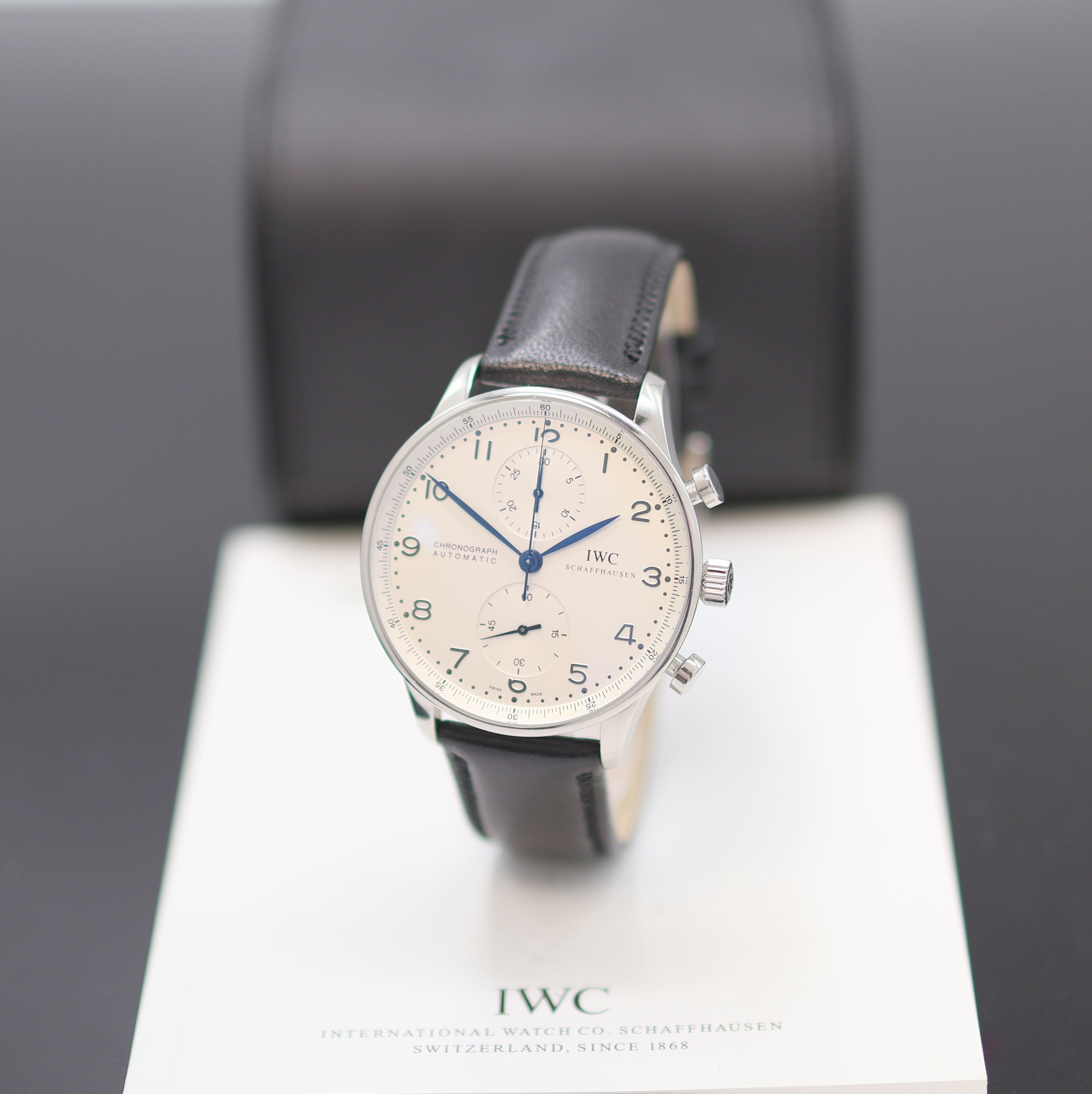 Image 27153198 - IWC Armbandchronograph Portugieser Referenz IW371417, Automatik, Edelstahlgeh. inkl. ...