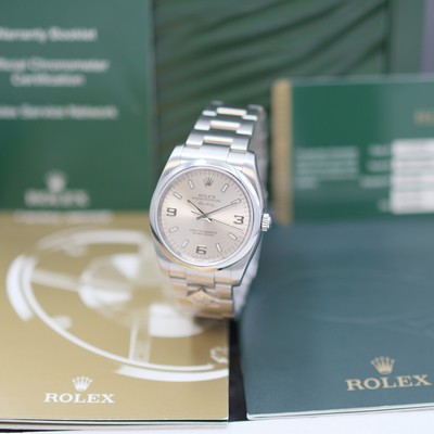 Image ROLEX wristwatch Oyster Perpetuel Air-King ´Domino´s Pizza´ reference 114200, self ...