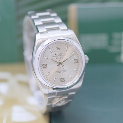 27153163b - ROLEX wristwatch Oyster Perpetuel Air-King ´Domino´s Pizza´ reference 114200, self ...