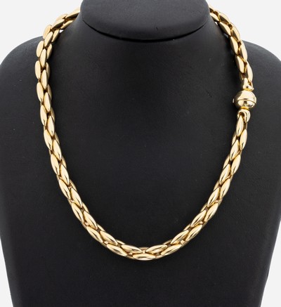 Image 14 kt Gold Collier, GG 585/000, qualitätvolle Verarbeitung, L. ca. 45.5 cm, ...
