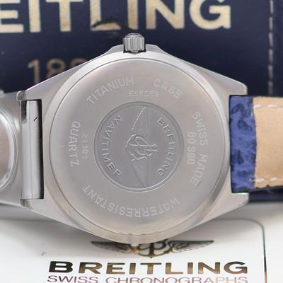 27153179j - BREITLING Multifunktionsuhr Aerospace Referenz 80360, quarz, Titangeh. inkl. Lederband ...