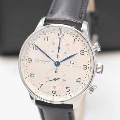 27153198a - IWC Armbandchronograph Portugieser Referenz IW371417, Automatik, Edelstahlgeh. inkl. ...