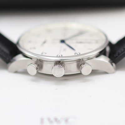 27153198d - IWC Armbandchronograph Portugieser Referenz IW371417, Automatik, Edelstahlgeh. inkl. ...
