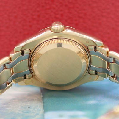 27153199e - ROLEX seltene Damenarmbanduhr Oyster Perpetual Datejust Pearlmaster Referenz 69328, ...