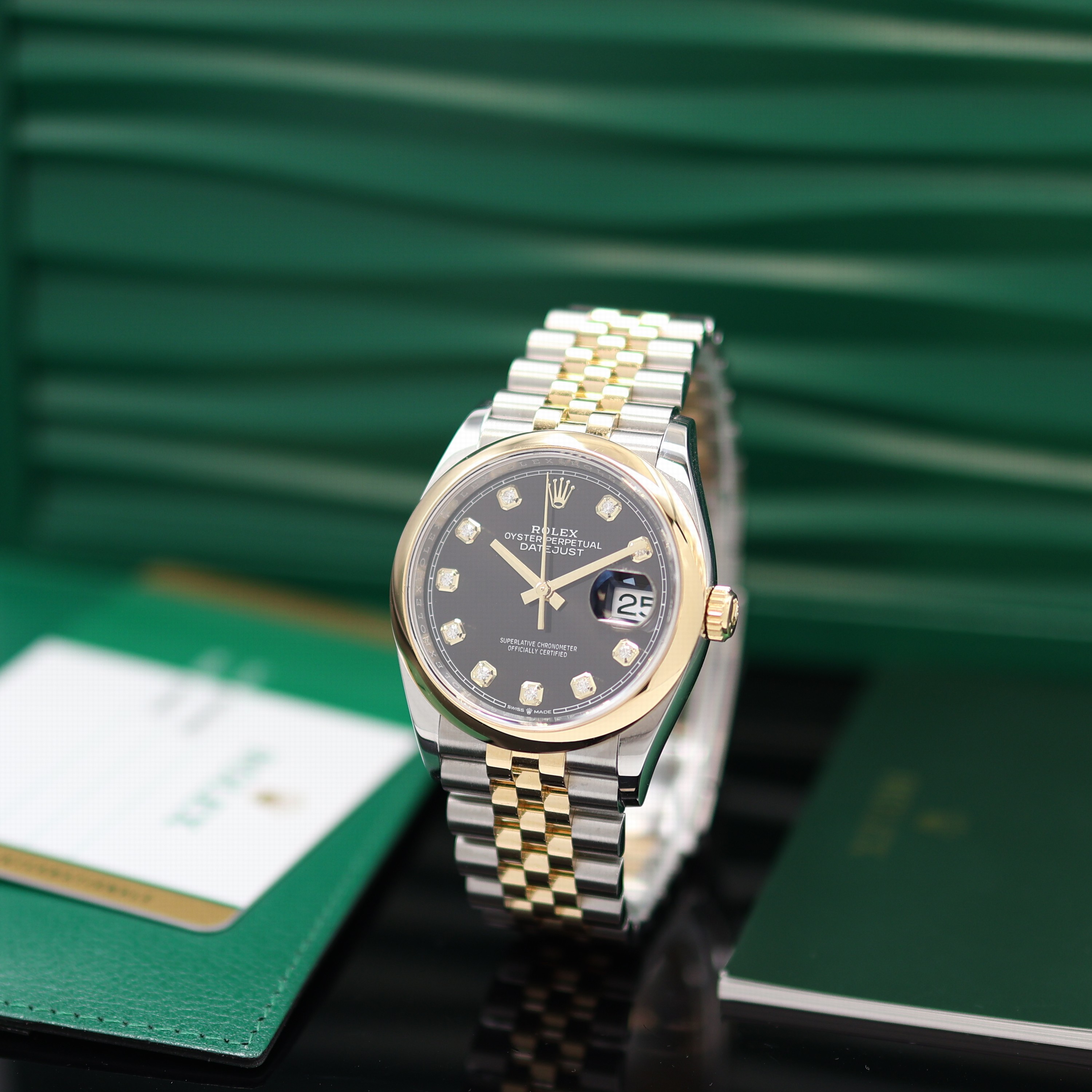 Image 27153242 - ROLEX Armbanduhr Oyster Perpetual Datejust 36 Referenz 126203, Automatik, LC 100, ...