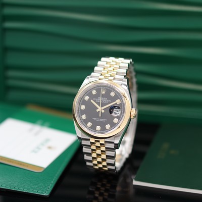 Image ROLEX wristwatch Oyster Perpetual Datejust 36 reference 126203, self winding, LC 100, ...