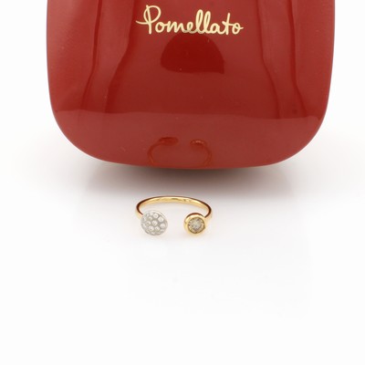Image Pomellato Ring Sabbia, RoséG 750/000, offen gearb., 1 brauner Diamant 0.20 ct, 16 ...
