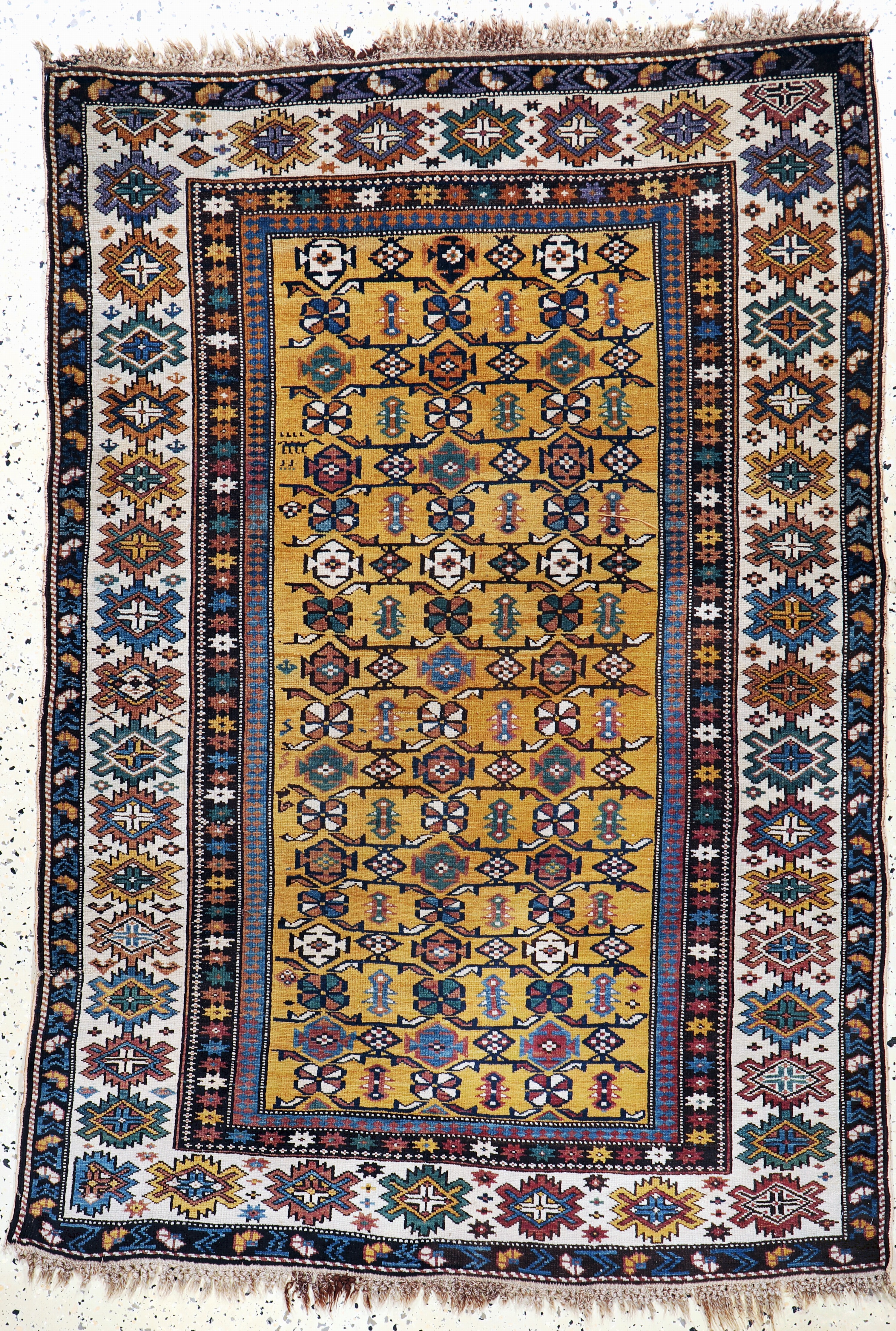Image 27154042 - ´Schirwan´Kazak antik, Kaukasus, 19.Jhd, Wolle auf Wolle, ca. 166 x 115 cm, EHZ: 2-3 ...