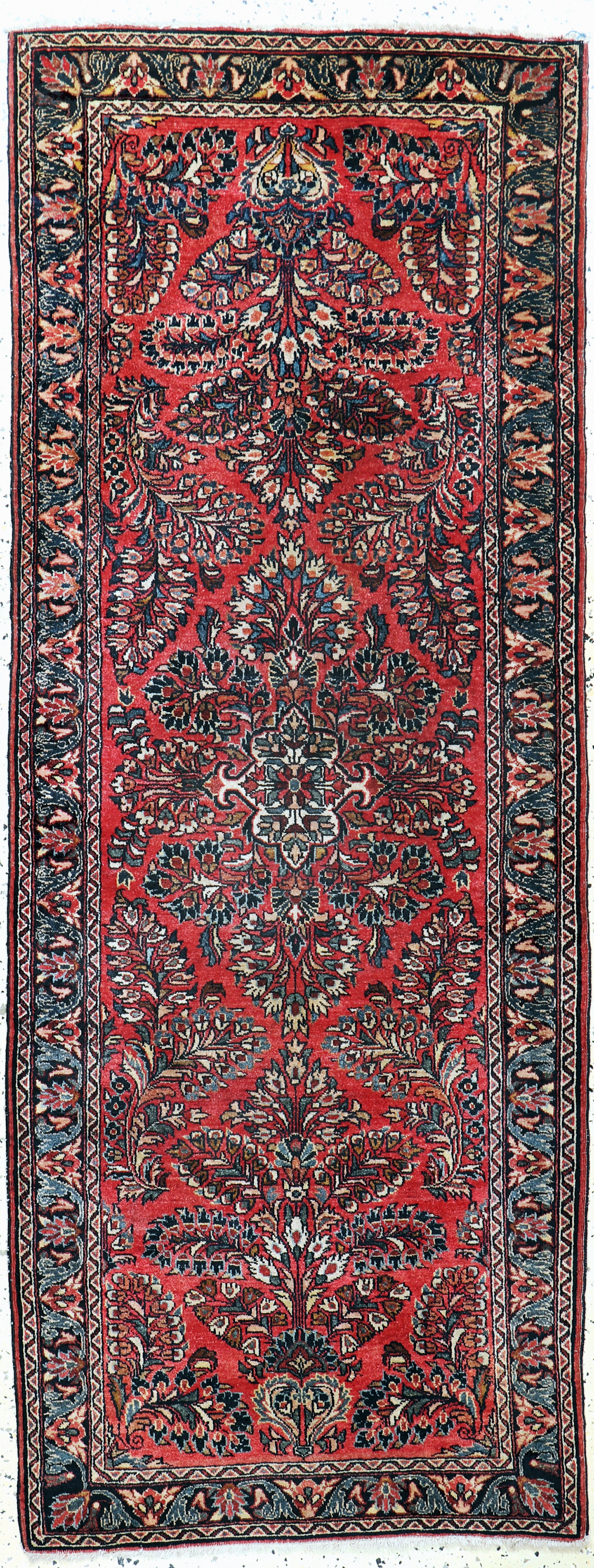 Image 27154058 - Us Re-Import Sarogh, Persien, Anfang 20.Jhd, Wolle auf Baumwolle, ca. 200 x 80 cm, EHZ: ...