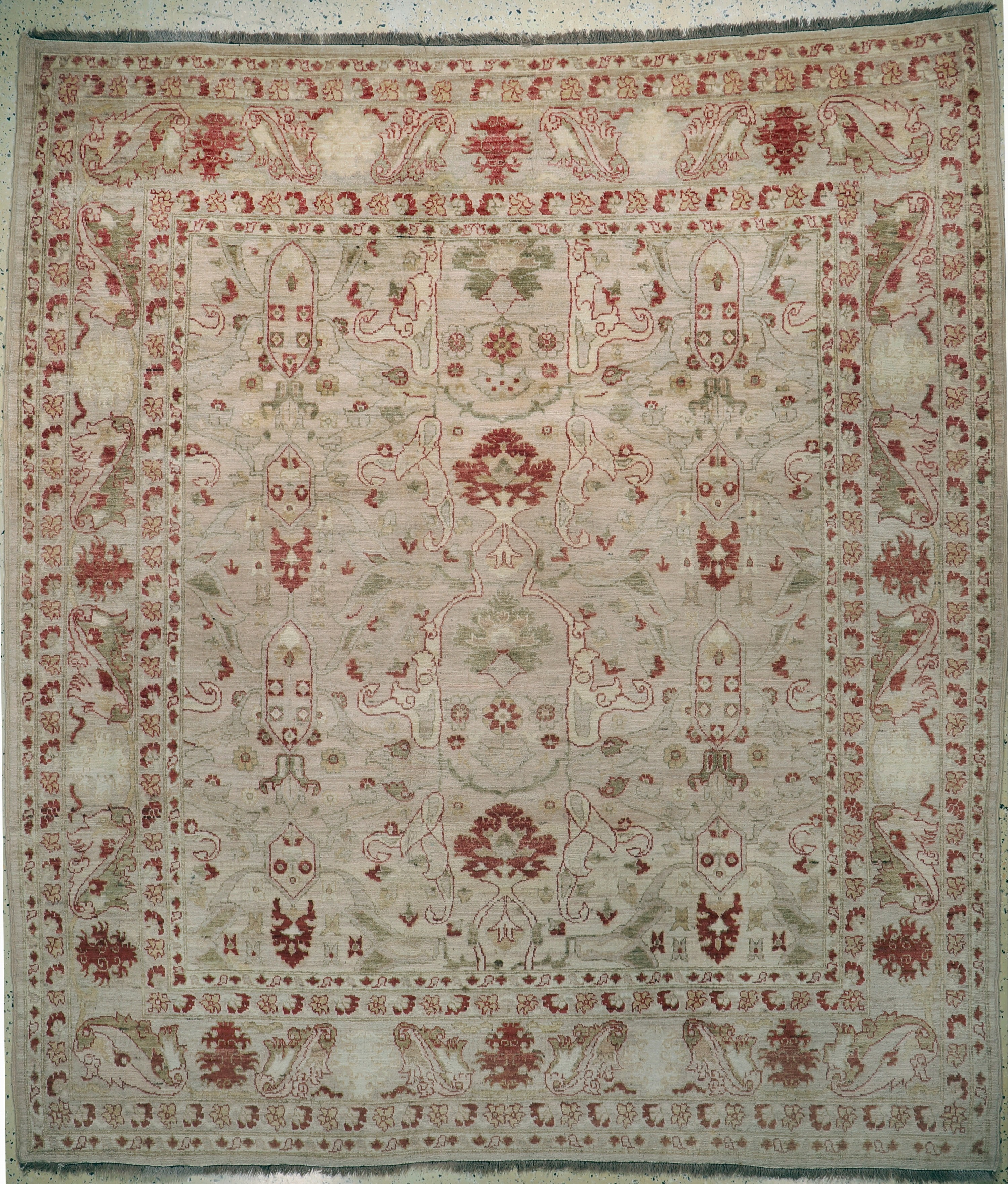 Image 27154076 - Sigler Mahal, Pakistan, Ende 20.Jhd, Wolle auf Baumwolle, ca. 277 x 250 cm, EHZ: 1-2 ...