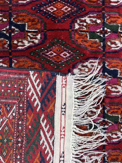 27154036f - Buchara, Rußland, Mitte 20.Jhd, Wolle auf Wolle, ca. 286 x 87 cm, EHZ: 2 Schätzpreis: ...