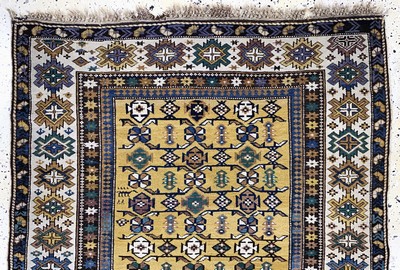 27154042a - ´Schirwan´Kazak antik, Kaukasus, 19.Jhd, Wolle auf Wolle, ca. 166 x 115 cm, EHZ: 2-3 ...