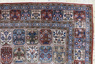 27154043e - Ghom Kork, Persien, Mitte 20.Jhd, Korkwolleauf Baumwolle, ca. 357 x 220 cm, EHZ: 2 ...