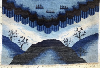 27154044c - Pao Tow antik, China, um 1900, Wolle auf Baumwolle, ca. 173 x 95 cm, EHZ: 2 ...