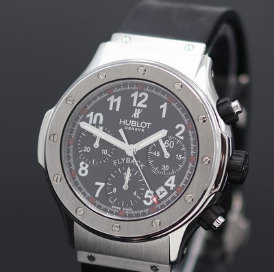 27154048a - HUBLOT Super B Flyback Armbandchronograph Referenz B 1926.1, Automatik, beids. vergl. ...