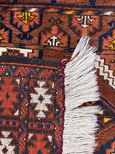 27154052e - Ersari Engsi antik, Turkmenistan, 19-.Jhd, Wolle auf Wolle, ca. 210 x 135 cm, EHZ: 3 ...