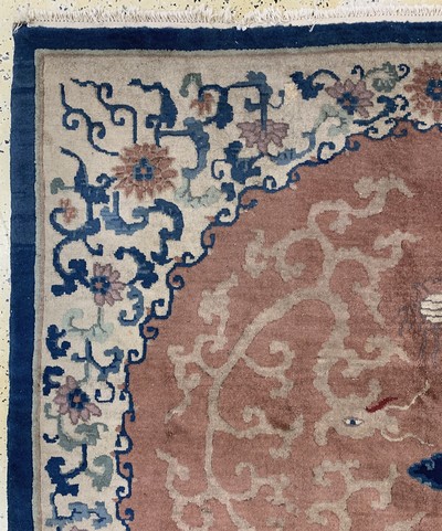 27154057c - Art Deco ´Dragon Carpet´, China, early 20th century, wool on cotton, approx. 270 x 185 ...