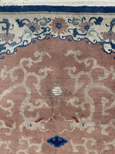 27154057g - Art Deco ´Dragon Carpet´, China, early 20th century, wool on cotton, approx. 270 x 185 ...