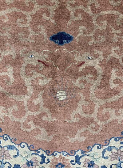 27154057i - Art Deco ´Dragon Carpet´, China, early 20th century, wool on cotton, approx. 270 x 185 ...