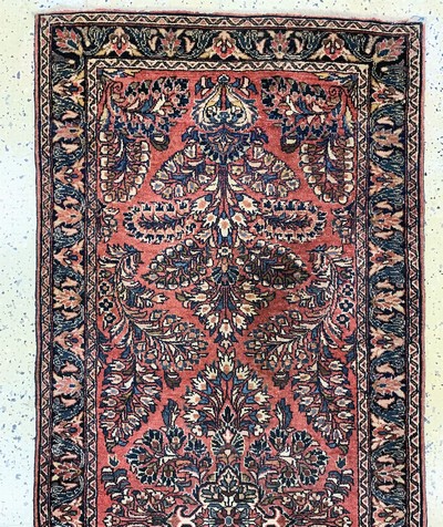 27154058a - Us Re-Import Sarogh, Persien, Anfang 20.Jhd, Wolle auf Baumwolle, ca. 200 x 80 cm, EHZ: ...
