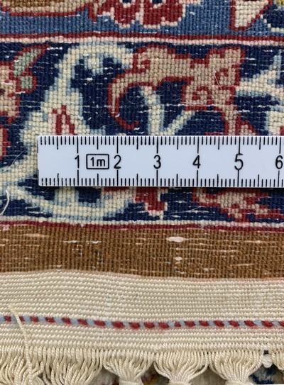 27154073e - Esfahan fein, Persien, Mitte 20.Jhd, Korkwolle auf Seide, ca. 171 x 104 cm, ca. 1,0Mio. ...