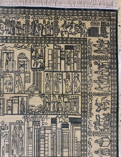 27154074f - Hereke Seide fein, China, Ende 20.Jhd, reine Naturseide, ca. 183 x 124 cm, EHZ: 2 ...