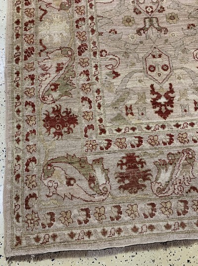 27154076b - Sigler Mahal, Pakistan, Ende 20.Jhd, Wolle auf Baumwolle, ca. 277 x 250 cm, EHZ: 1-2 ...