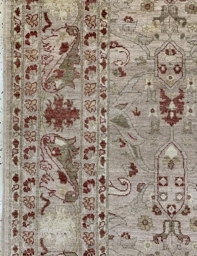 27154076c - Sigler Mahal, Pakistan, Ende 20.Jhd, Wolle auf Baumwolle, ca. 277 x 250 cm, EHZ: 1-2 ...