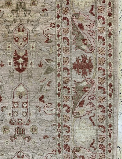 27154076e - Sigler Mahal, Pakistan, Ende 20.Jhd, Wolle auf Baumwolle, ca. 277 x 250 cm, EHZ: 1-2 ...