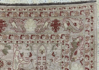 27154076f - Sigler Mahal, Pakistan, Ende 20.Jhd, Wolle auf Baumwolle, ca. 277 x 250 cm, EHZ: 1-2 ...