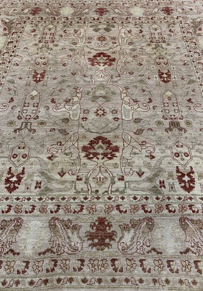 27154076h - Sigler Mahal, Pakistan, Ende 20.Jhd, Wolle auf Baumwolle, ca. 277 x 250 cm, EHZ: 1-2 ...