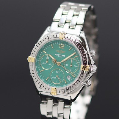 27154077a - BREITLING Windrider Chrono Sextand Armbanduhr Referenz B55047, quarz, Edelstahlgeh. ...