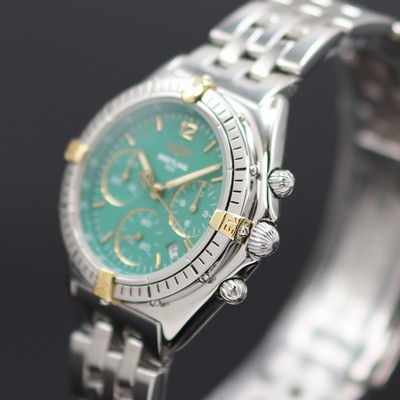 27154077b - BREITLING Windrider Chrono Sextand Armbanduhr Referenz B55047, quarz, Edelstahlgeh. ...