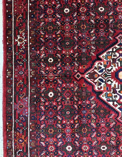 27154683c - Hosseinabad, Persien, Mitte 20.Jhd, Wolle auf Baumwolle, ca. 310 x 210 cm, EHZ: 2 ...