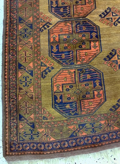 27154688b - Ersari main carpet, Turkmenistan, early 20th century, wool on wool, approx. 310 x 233 cm, ...