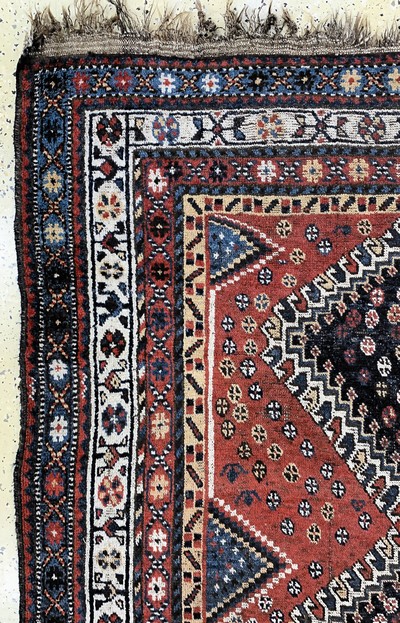 27154691c - Louri antik, Persien, um 1900, Wolle auf Wolle, ca. 230 x 150 cm, EHZ: 4 Schätzpreis: ...