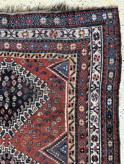 27154691d - Louri antik, Persien, um 1900, Wolle auf Wolle, ca. 230 x 150 cm, EHZ: 4 Schätzpreis: ...