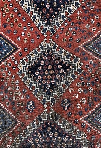 27154691e - Louri antik, Persien, um 1900, Wolle auf Wolle, ca. 230 x 150 cm, EHZ: 4 Schätzpreis: ...