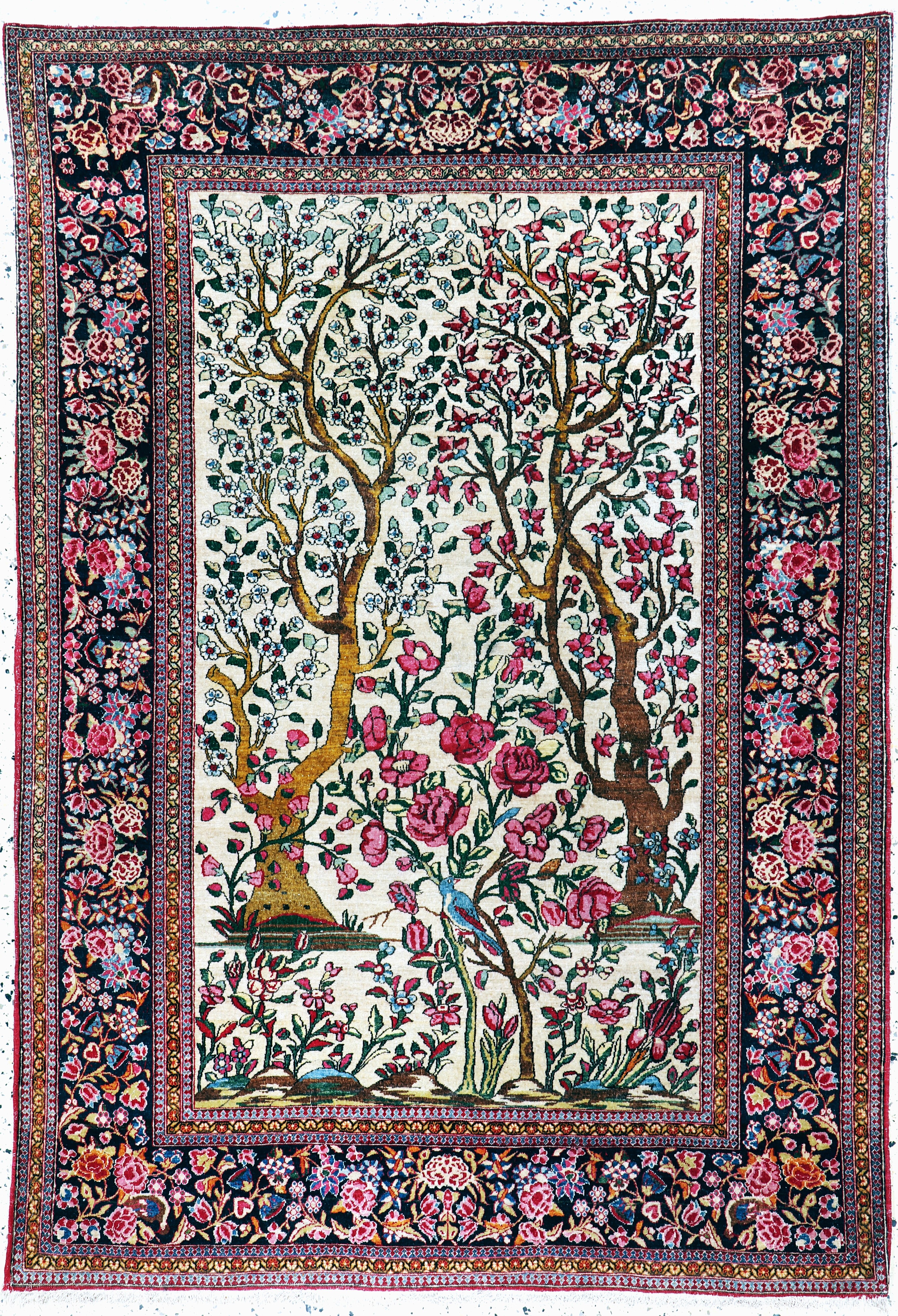 Image 27155414 - Esfahan´Ahmad´antik, Persien, um 1900, Wolle auf Baumwolle, ca. 200 x 140 cm, EHZ: 2-3 ...