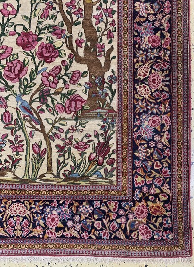 27155414b - Esfahan´Ahmad´antik, Persien, um 1900, Wolle auf Baumwolle, ca. 200 x 140 cm, EHZ: 2-3 ...