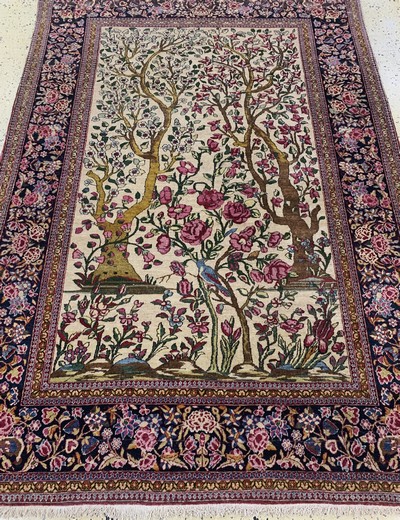 27155414e - Esfahan´Ahmad´antik, Persien, um 1900, Wolle auf Baumwolle, ca. 200 x 140 cm, EHZ: 2-3 ...