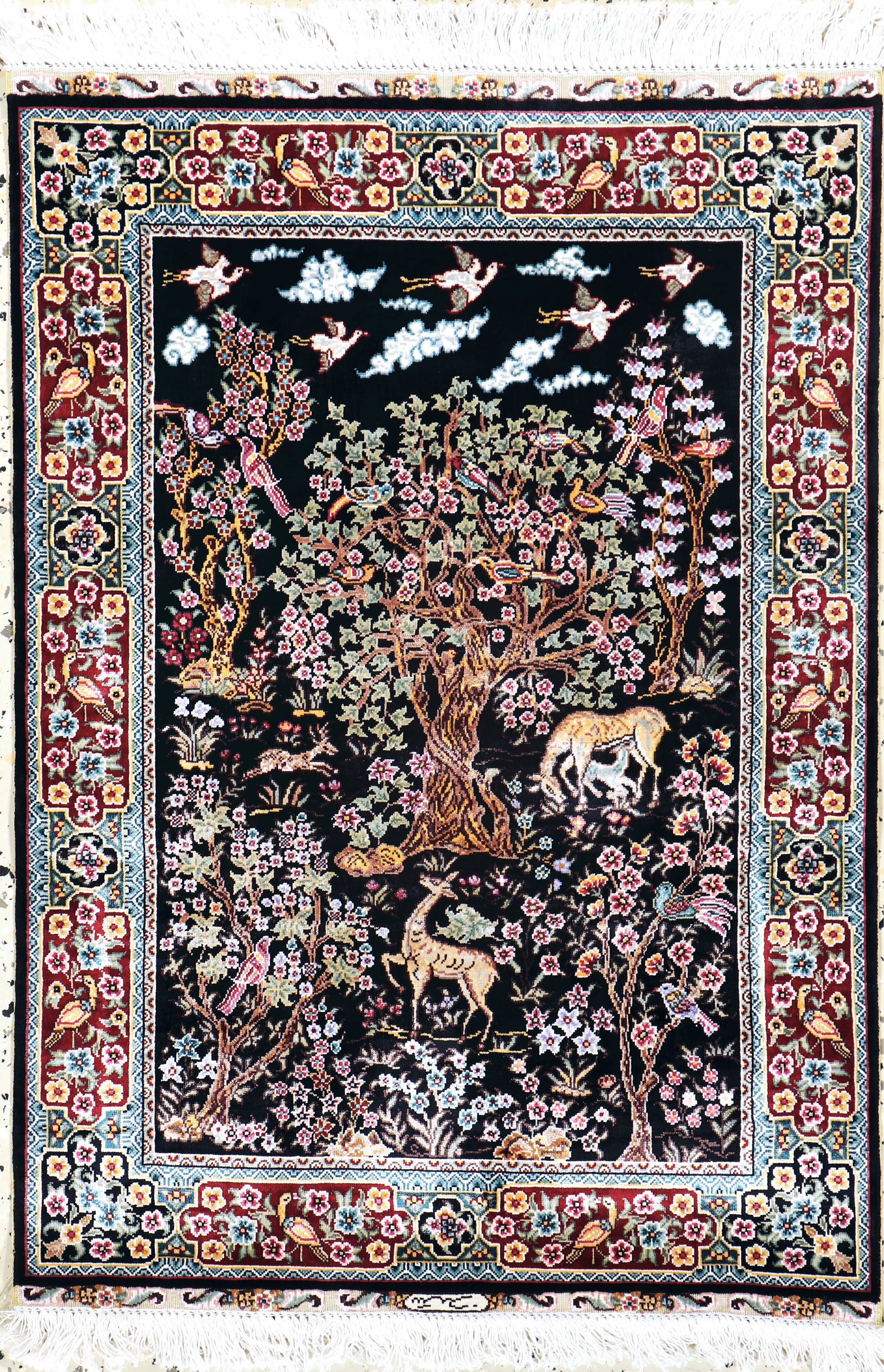 Image 27155508 - Hereke Seide, China, Ende 20.Jhd, reine Naturseide, ca. 90 x 62 cm, EHZ: 1 ...