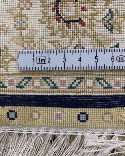 27155507d - Hereke Seide, China, Ende 20.Jhd, reine Naturseide, ca. 85 x 62 cm, EHZ: 1 ...