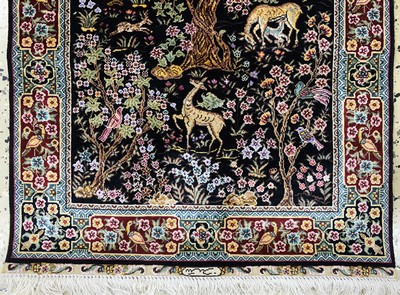 27155508b - Hereke Seide, China, Ende 20.Jhd, reine Naturseide, ca. 90 x 62 cm, EHZ: 1 ...