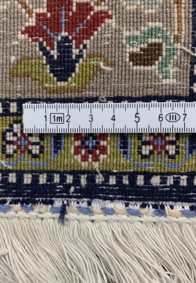 27155517e - Ghom Kork fein, Persien, Ende 20.Jhd, Korkwolle mit Seide, ca. 155 x 110 cm, EHZ: 2 ...