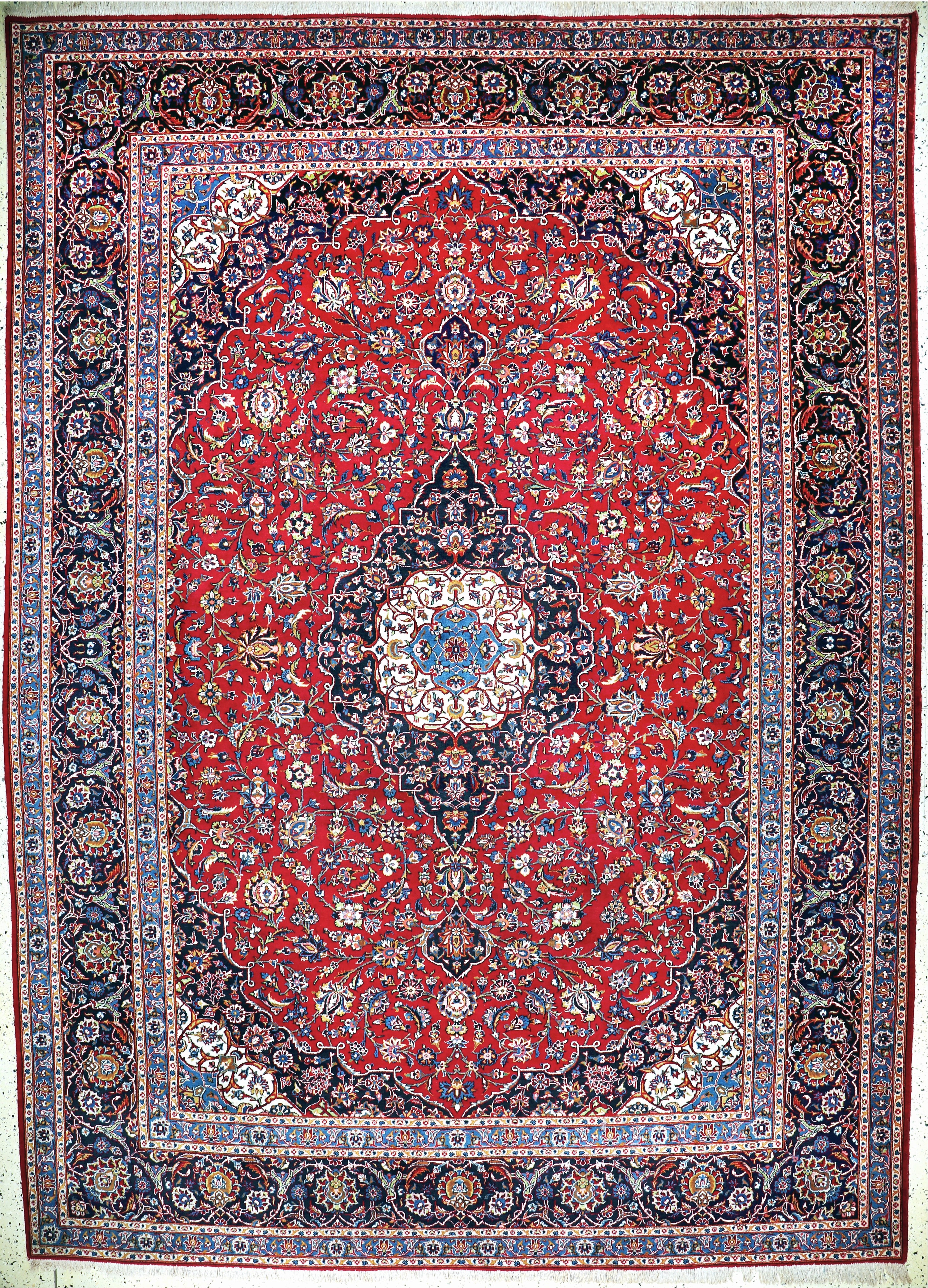 Image 27155773 - Keschan fein, Persien, Mitte 20.Jhd, Wolle auf Baumwolle, ca. 414 x 297 cm, EHZ: 2 ...
